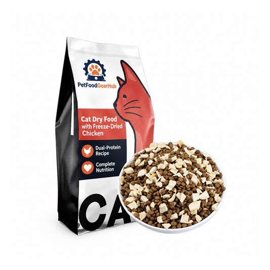 PFGH LSM-19 US Full Nutritional Cat Dry Food with FD Chicken – Wholesale Cat Food product image by PetFoodGearHub