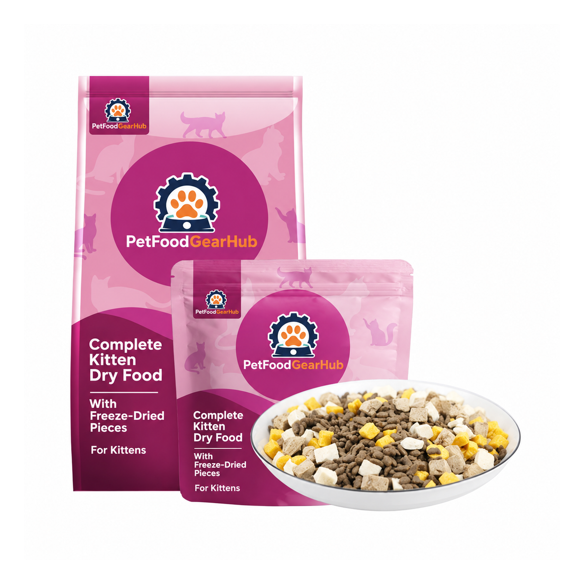 PFGH LSM-10 US Full Nutritional Kitten Dry Food with FD – Wholesale Cat Food product image by PetFoodGearHub