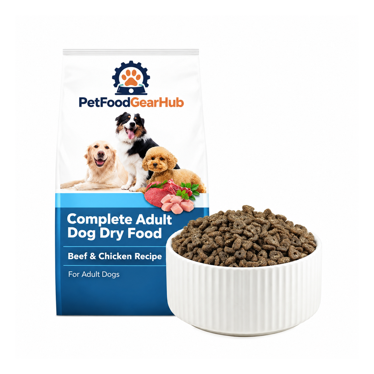 PFGH LSM-15 US Full Nutritional Adult Dog Dry Food (Beef & Chicken Formula) – Wholesale Dog Food product image by PetFoodGearHub