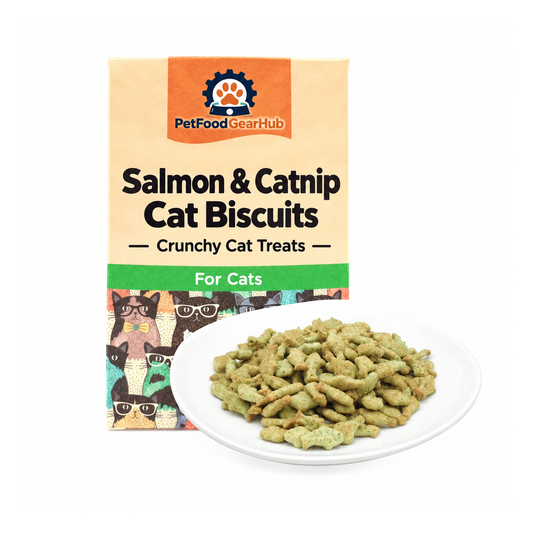 PFGH LSCB-02 US Salmon with Catnip Cat Biscuits – Wholesale Cat Treats product image by PetFoodGearHub