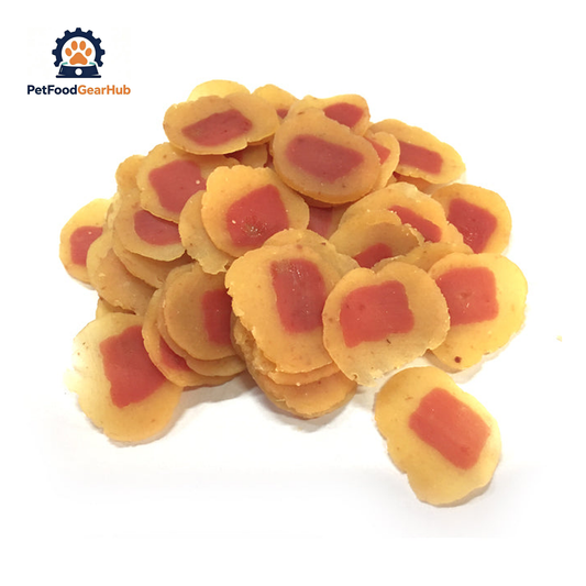 PFGH LSCJ-32 US Chicken with Salmon Ring Cat Treats – Wholesale Cat Treats product image by PetFoodGearHub