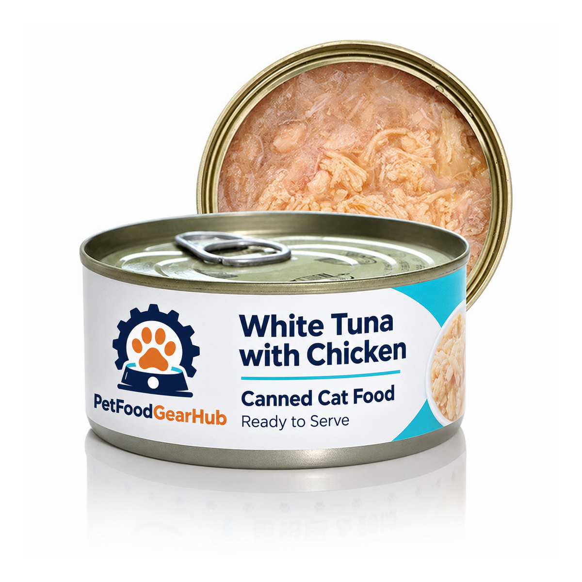PFGH LSCW-02 US White Tuna with Chicken Canned Cat Food – Wholesale Cat Food product image by PetFoodGearHub