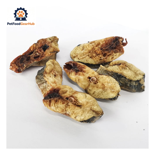 PFGH LSF-29 US Fish Pieces (Spanish Mackerel) Dog Treats – Wholesale Dog Treats product image by PetFoodGearHub