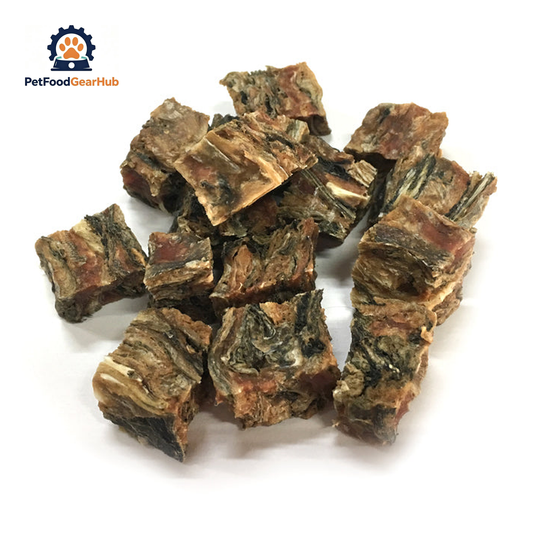 PFGH LSF-20 US Sliced Fish Skin Dog Treats – Wholesale Dog Treats product image by PetFoodGearHub