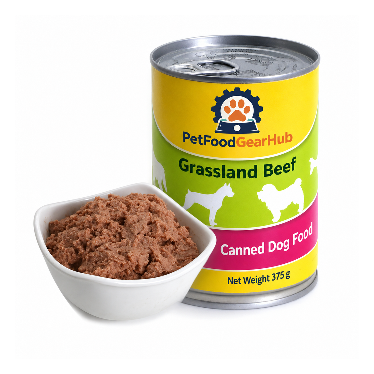 PFGH LSW-01 US 375g Grassland Beef Canned Dog Food – Wholesale Dog Food product image by PetFoodGearHub