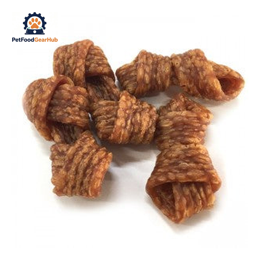 PFGH LSDC-59 US Foaming Duck Knot Dog Chews – Wholesale Dog Treats product image by PetFoodGearHub