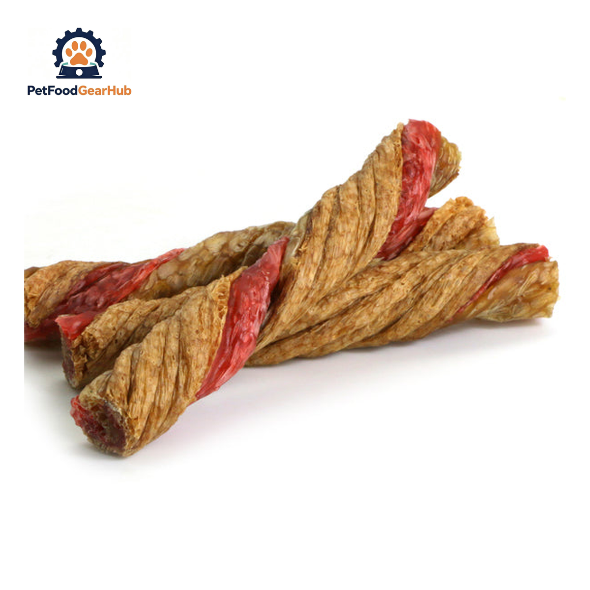 PFGH LSDC-50 US Dental Twist with Chicken and Tomato Dog Dental Chews – Wholesale Dog Treats product image by PetFoodGearHub