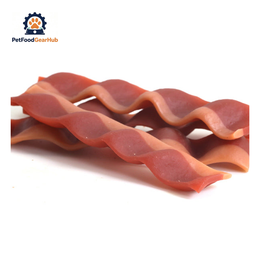 PFGH LSDC-43 US Rawhide with Duck Strip Dog Chews – Wholesale Dog Treats product image by PetFoodGearHub