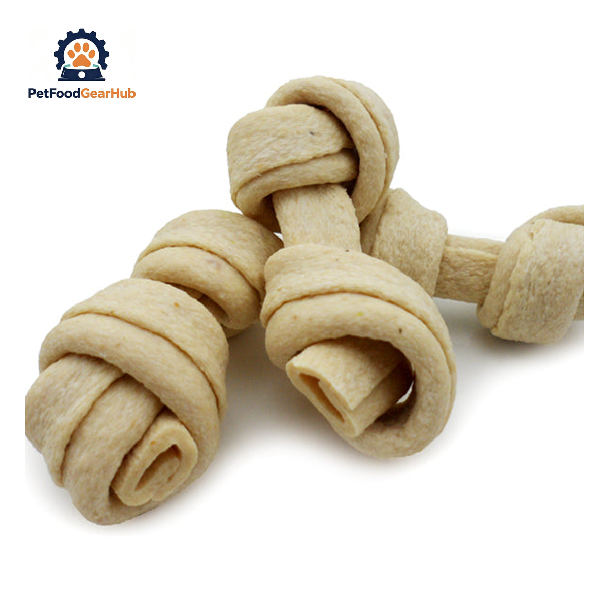PFGH LSDC-42 US 2.5 Fish Cheese Knot Dog Chews – Wholesale Dog Treats product image by PetFoodGearHub