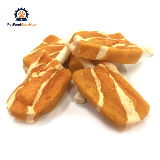 PFGH LSN-10 US Salmon with Cod Dumbbell Dog Treats – Wholesale Dog Treats product image by PetFoodGearHub