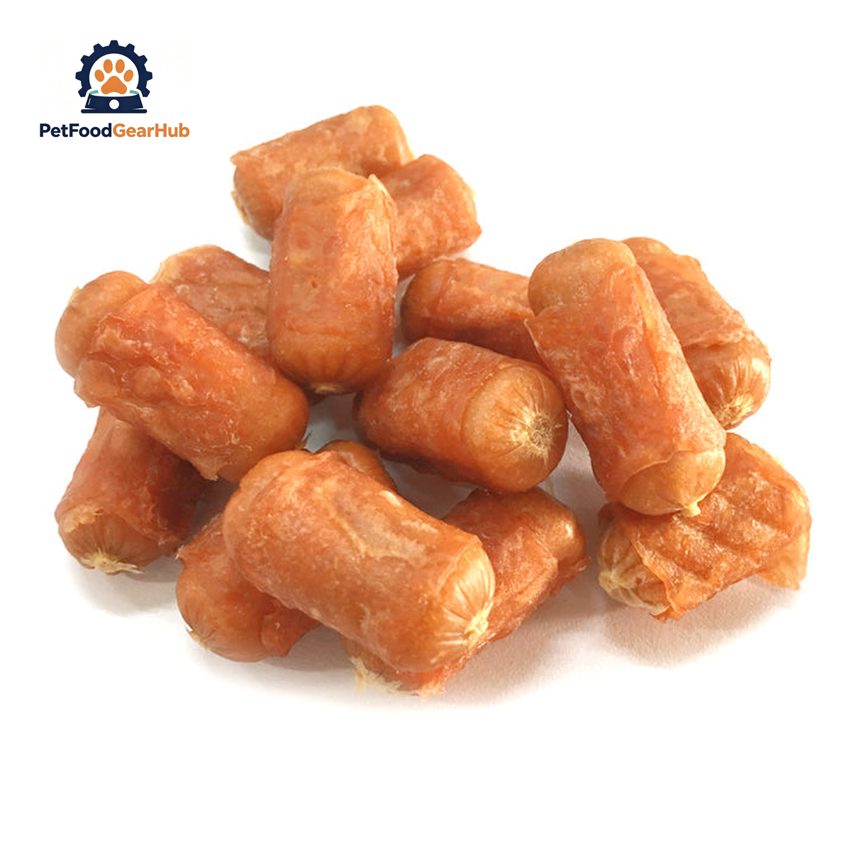 PFGH LSS-21 US Chicken Sausage Twined by Chicken Dog Treats – Wholesale Dog Treats product image by PetFoodGearHub