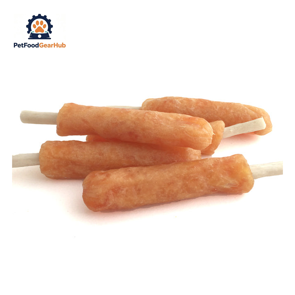 PFGH LSS-14 US Chicken Sausage with Rawhide Dog Treats – Wholesale Dog Treats product image by PetFoodGearHub