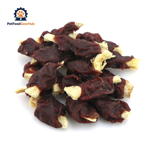 PFGH LSB-06 US Mentai Slice Twined by Beef Dog Treats – Wholesale Dog Treats product image by PetFoodGearHub