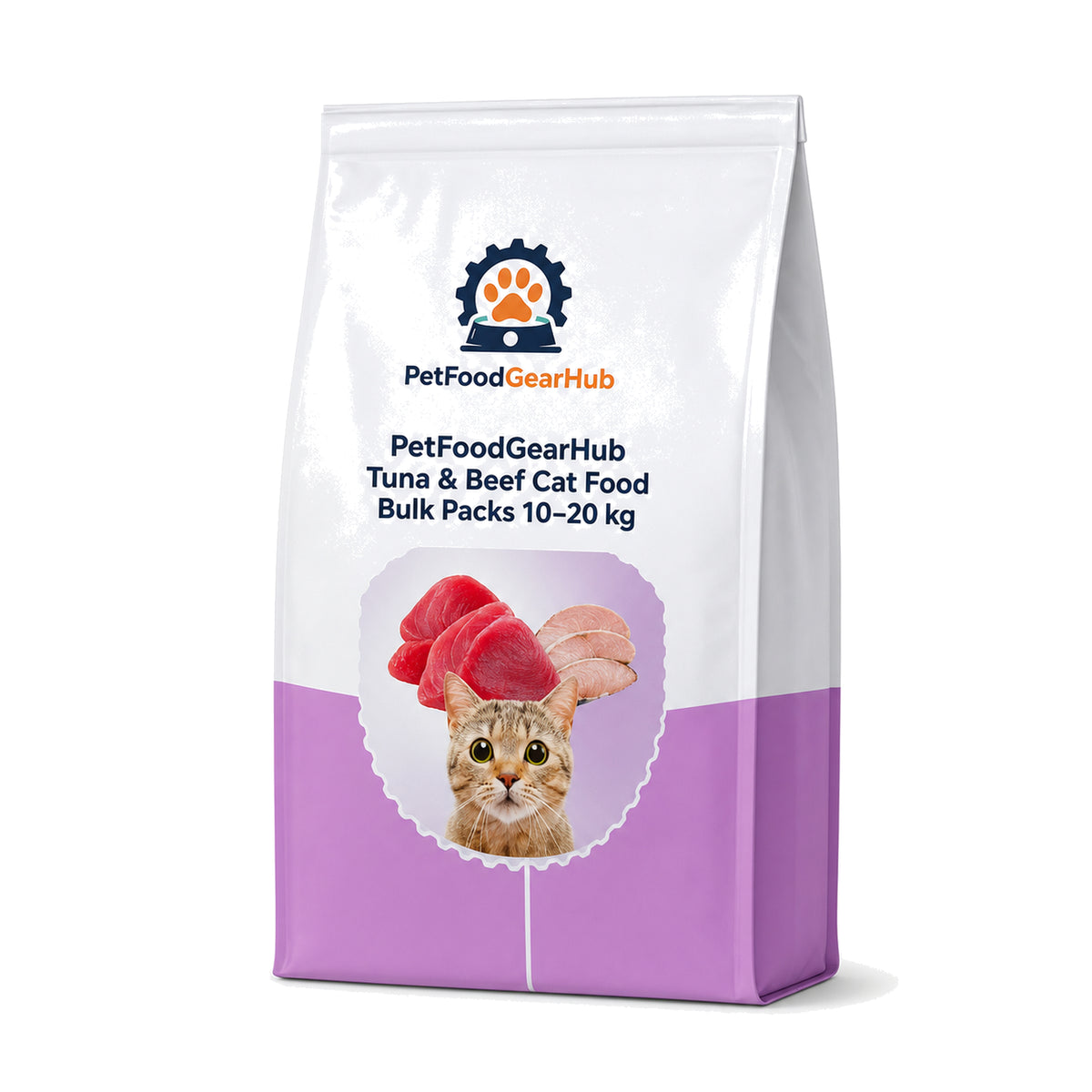 PetFoodGearHub Tuna & Beef Cat Food Bulk Packs 10–20 kg product image
