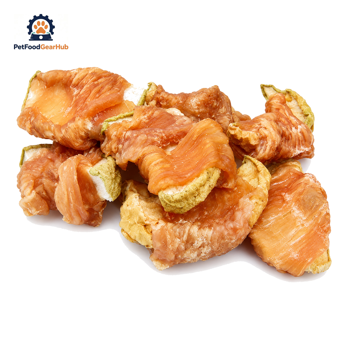 PFGH LSV-01 US Apple Chip Twined by Chicken Pet Treats – Wholesale Dog Treats product image by PetFoodGearHub